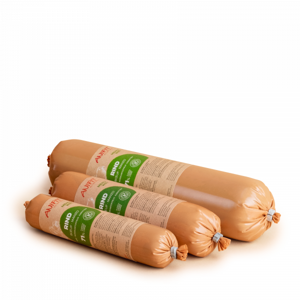 Saucisse de boeuf pour chien