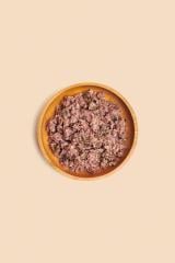 Contenu de la boîte Nourriture pour chiens avec viande de dinde